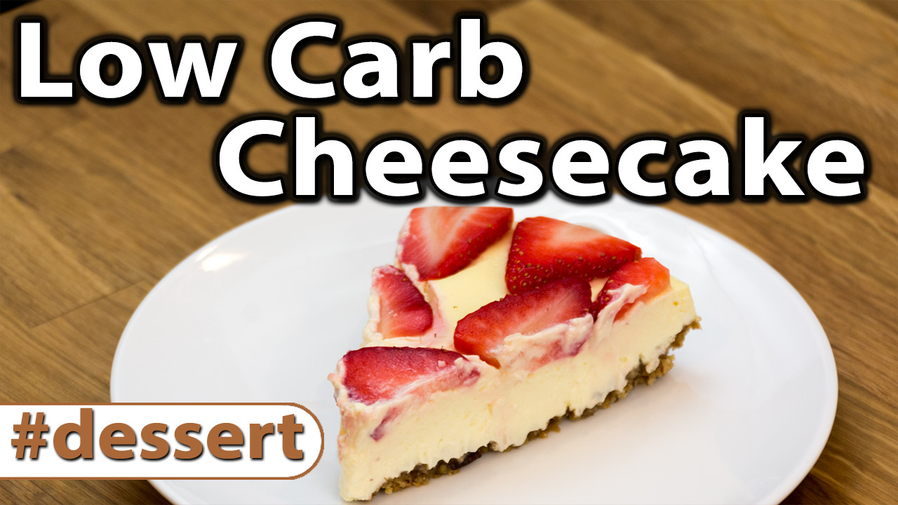 Quick Low Carb Desserts
 Low Carb Strawberry Cheesecake
