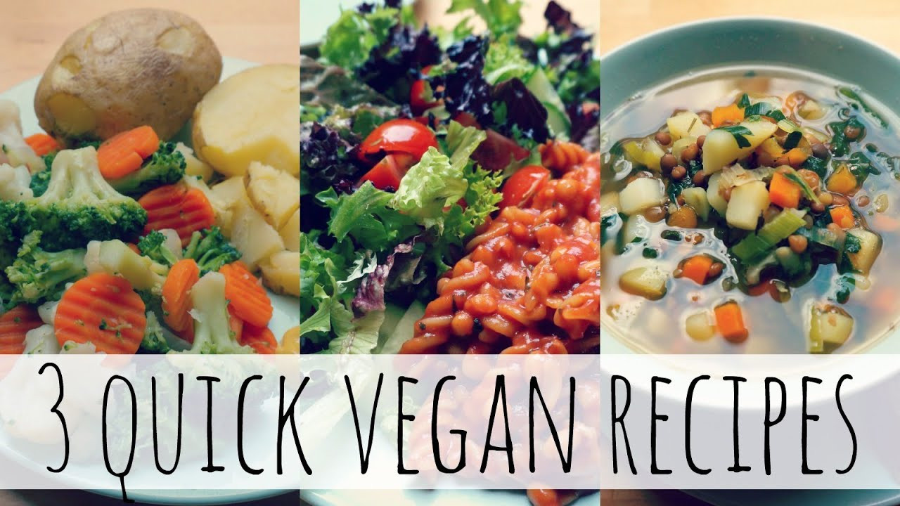 Quick Low Fat Dinners
 3 Quick & Easy Low Fat Vegan Meals