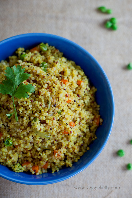 Quinoa Recipes Vegetarian Indian
 Quinoa Upma Recipe Veggie Belly