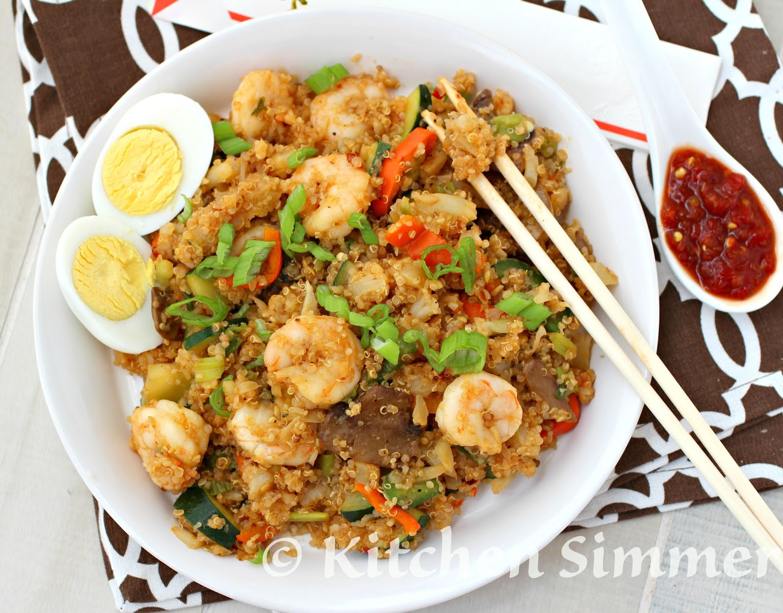 Quinoa Slow Carb
 Kitchen Simmer Quinoa and Cauliflower Low Carb "Fried