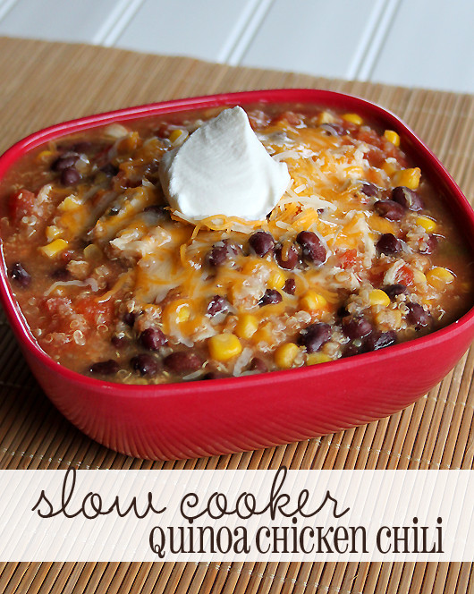 Quinoa Slow Carb
 low carb slow cooker chicken chili