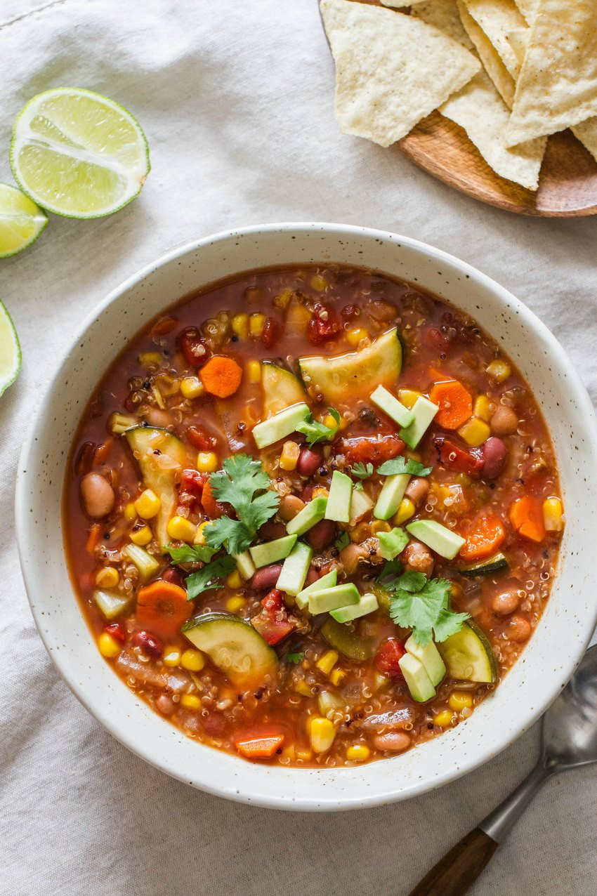 Quinoa Soup Vegetarian
 10 Ve arian Soup Recipes