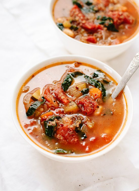 Quinoa Soup Vegetarian
 Quinoa Ve able Soup Recipe Cookie and Kate
