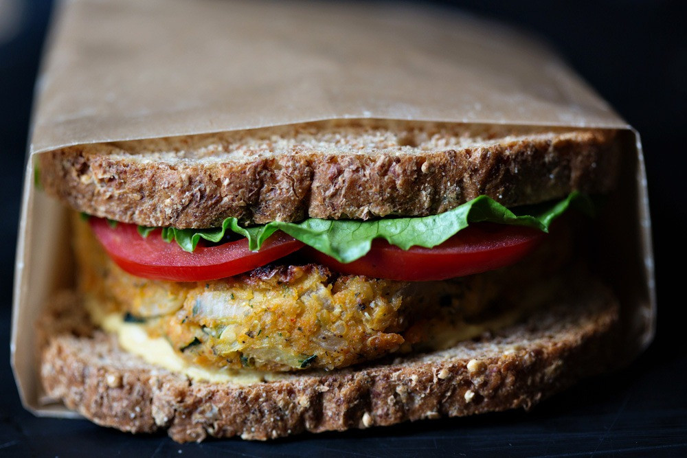 Quinoa Vegan Burger
 Building a Better Veggie Burger Tips Tricks and a