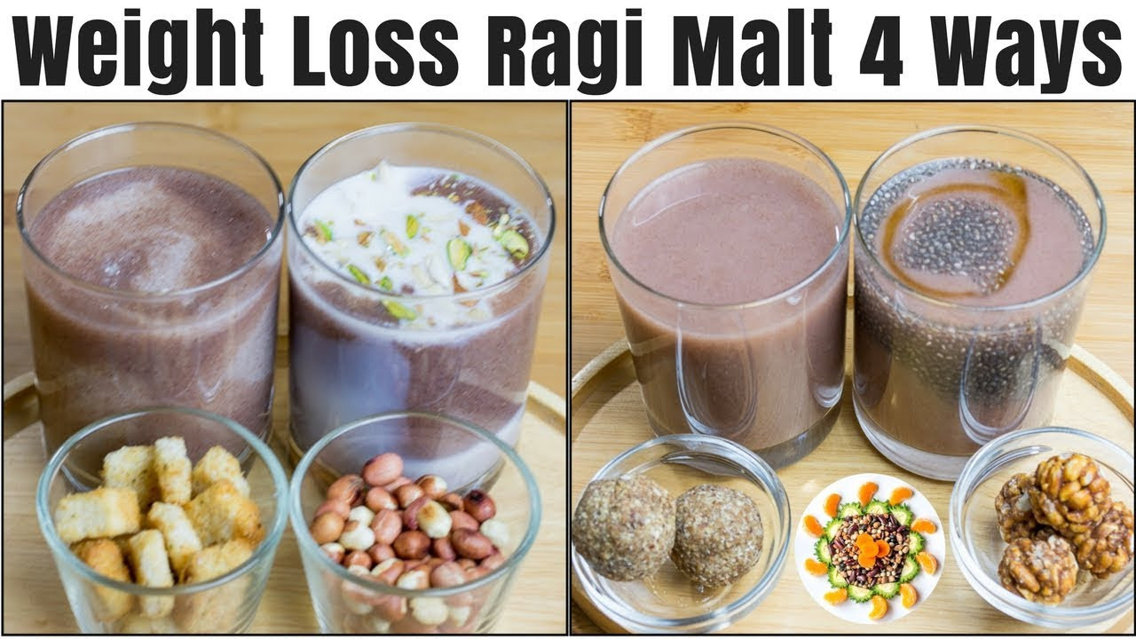Ragi Recipes For Weight Loss
 Weight Loss Breakfast with Ragi Ragi Malt 4 Ways