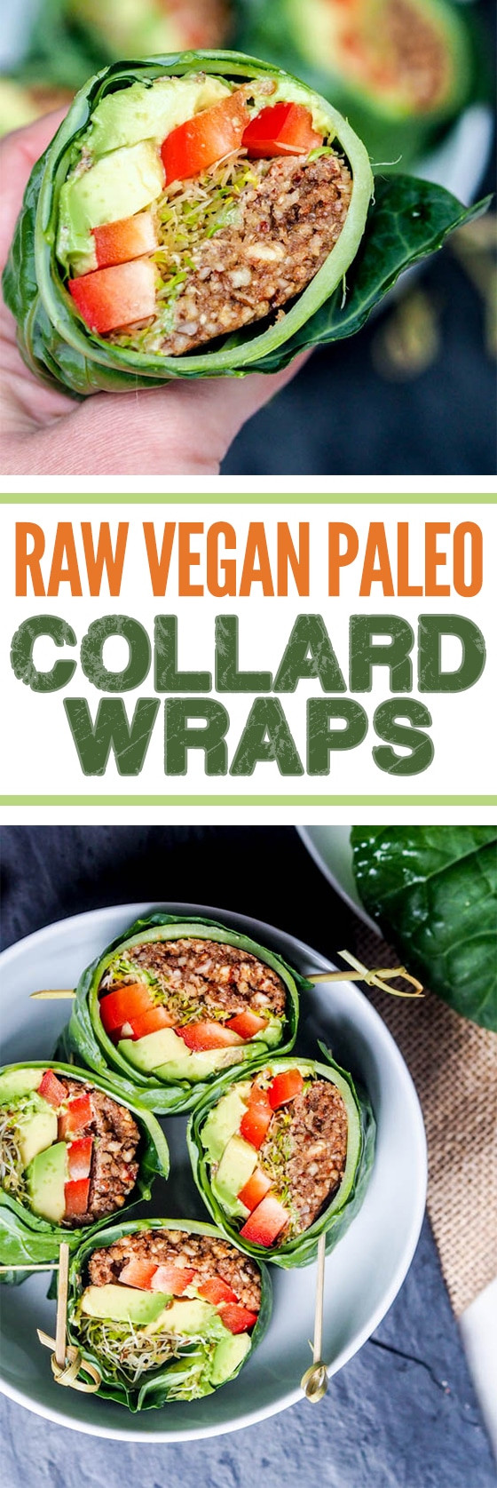 Raw Vegan Lunch Recipes
 Raw Vegan Recipes Collard Wraps Gluten Free Paleo