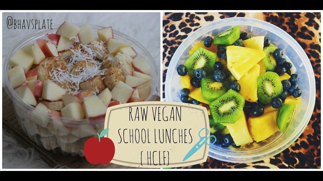 Raw Vegan Lunch Recipes
 Raw Till 4 School Lunch Ideas HCLF Raw Vegan