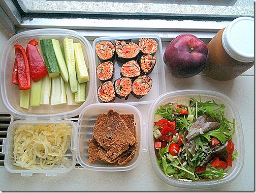 Raw Vegan Lunch Recipes
 Today’s Lunchbox Raw Vegan Sushi by Faye of Raw Lawyer