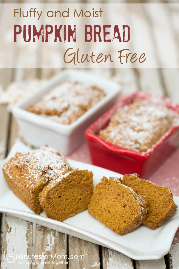 Recipe For Gluten Free Pumpkin Bread
 Fluffy and Moist Gluten Free Pumpkin Bread