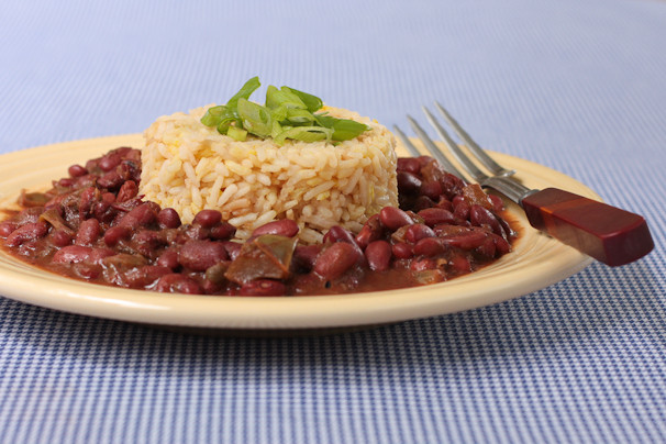 Red Beans And Rice Recipe Vegetarian
 Vegan Louisiana Red Beans and Rice Recipe