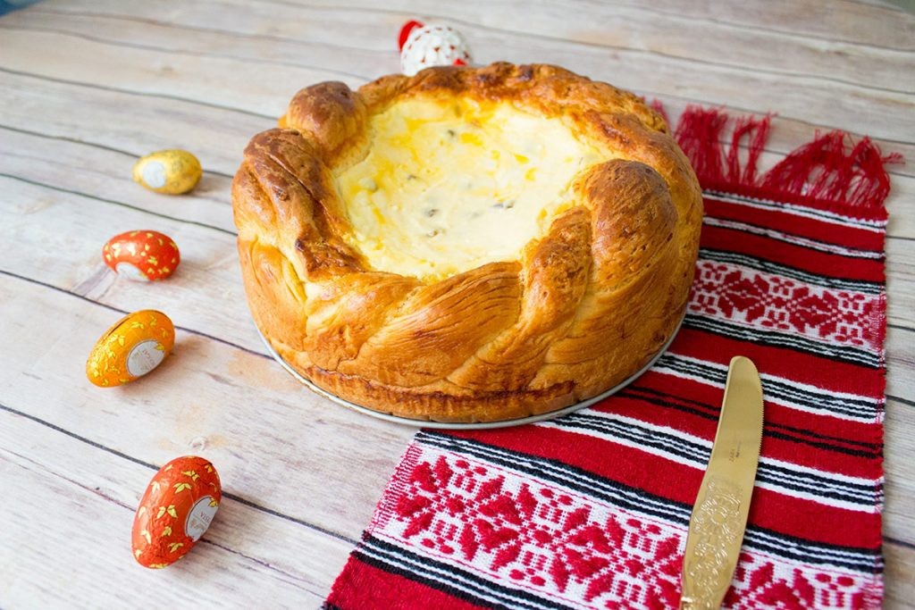 Romanian Easter Bread
 Romanian Easter sweet bread with cheese filling – Pască