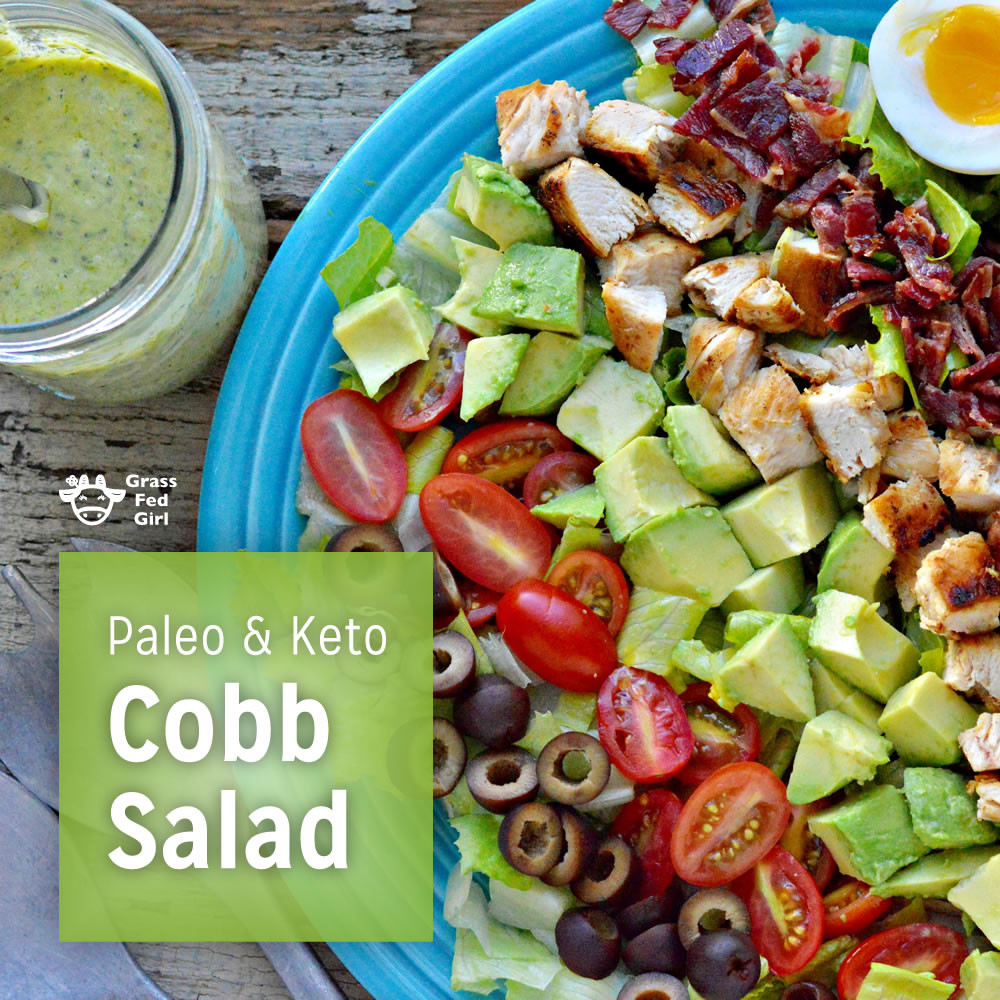Salad Dressing For Keto Diet
 Keto Cobb Salad with Green Goddess Dressing Recipe