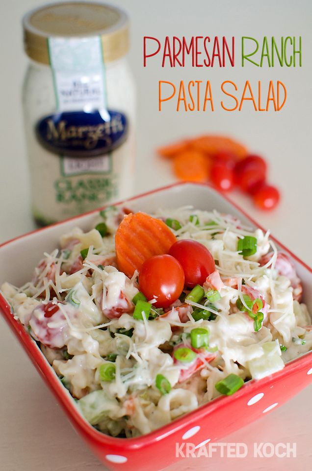 Salad Recipes For Easter Dinner
 Parmesan Ranch Pasta Salad Recipe