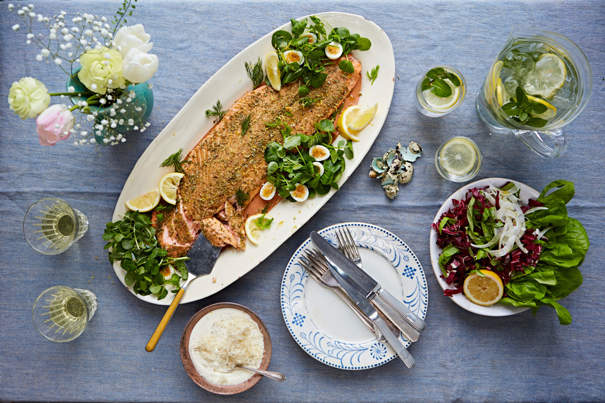 Salmon For Easter Dinner
 Fish suppers for Easter Jamie Oliver