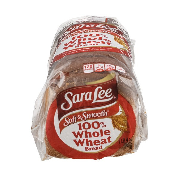 Sara Lee Gluten Free Bread
 Sara Lee Soft & Smooth Whole Wheat Bread from Safeway