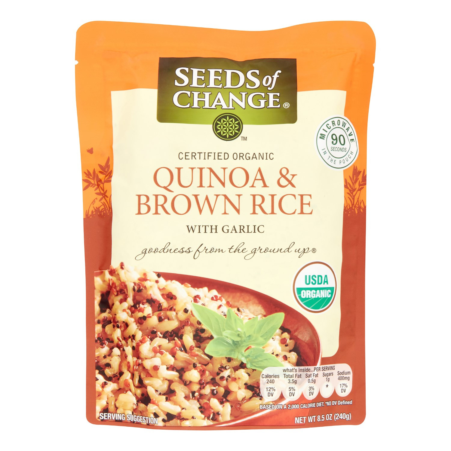 Seeds Of Change Quinoa And Brown Rice Gluten Free
 Seeds of Change Seeds of Change Microwavable Quinoa and