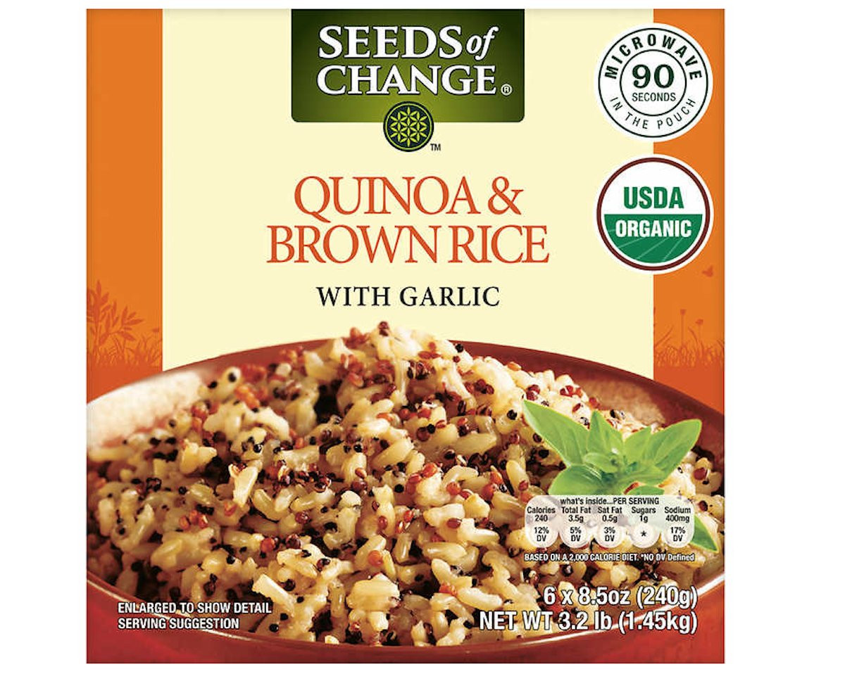 Seeds Of Change Quinoa And Brown Rice Gluten Free
 Costco vegan food options grow Business Insider