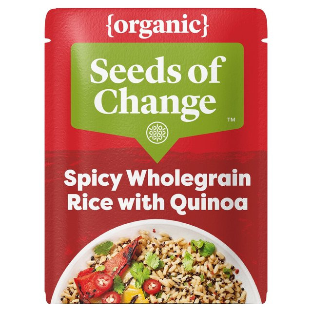 Seeds Of Change Quinoa And Brown Rice Gluten Free
 Seeds Change Spicy Quinoa & Wholegrain Organic Rice