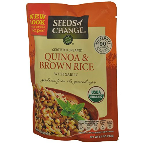 Seeds Of Change Quinoa And Brown Rice Gluten Free
 Seeds of Change Organic Quinoa & Brown Rice 8 5 Ounce