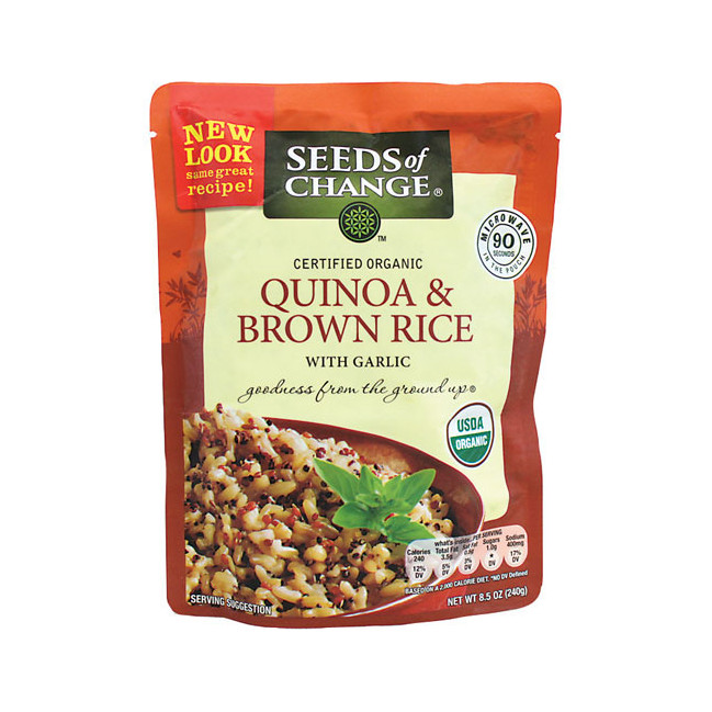 Seeds Of Change Quinoa And Brown Rice Gluten Free
 Seeds of Change Quinoa and Whole Grain Brown Rice 8 5 oz