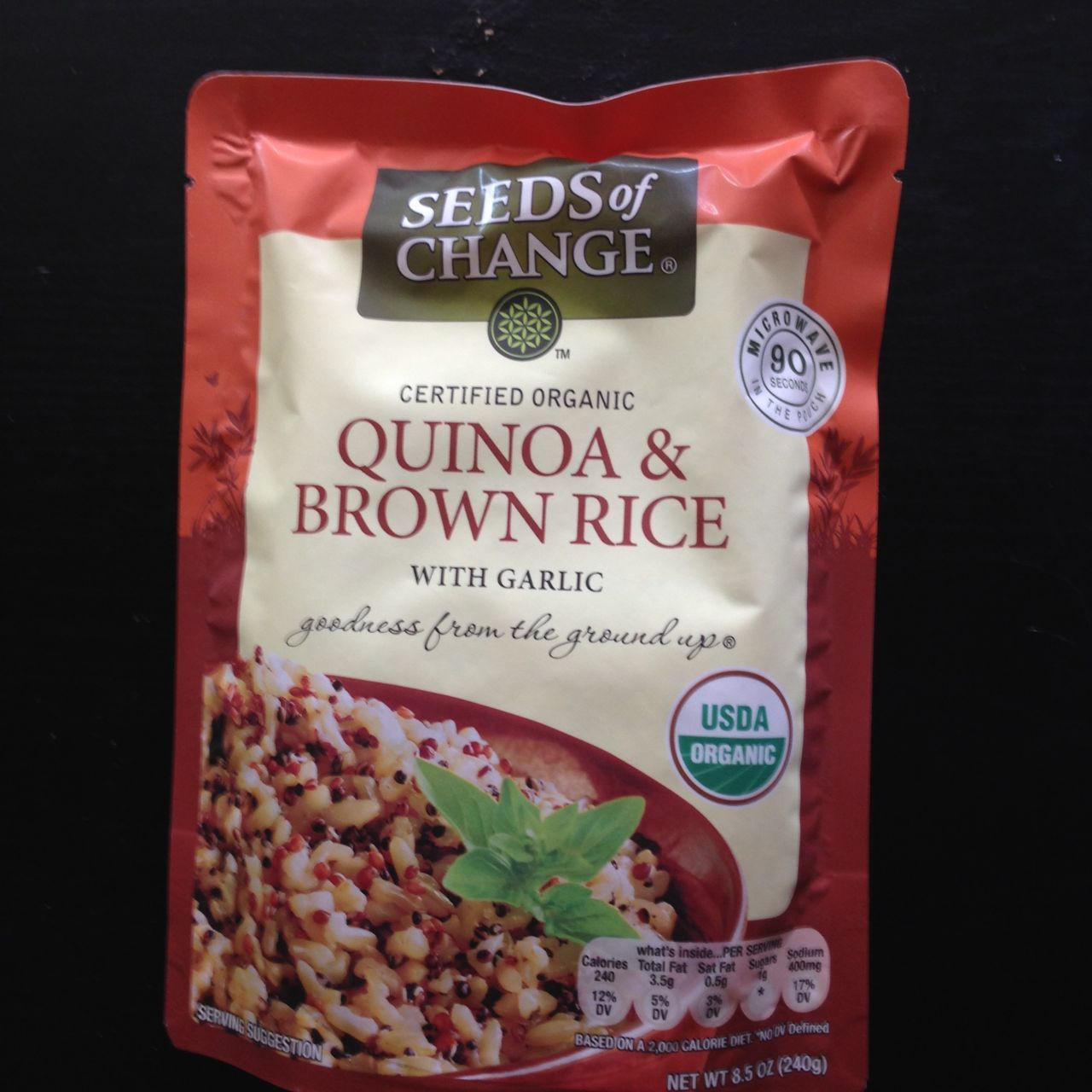 Seeds Of Change Quinoa And Brown Rice Gluten Free
 Seeds of Change quinoa & brown rice free with mailed