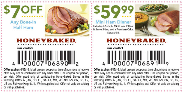 Shoprite Free Ham Easter
 honeybakedeaster Mojosavings