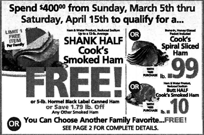 Shoprite Free Ham Easter
 FREE Holiday Dinner at ShopRite Earn a FREE Turkey Ham