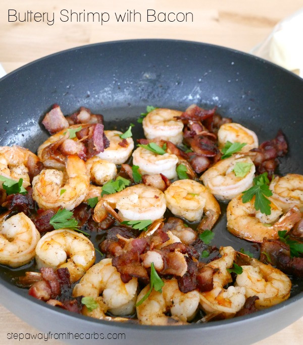 Shrimp Recipes Low Carb
 Buttery Shrimp with Bacon Step Away From The Carbs