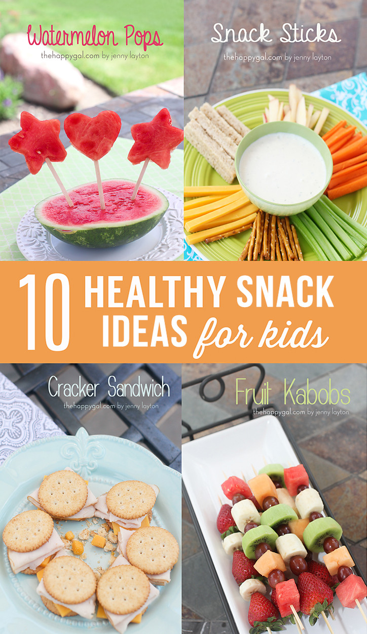 Simple Healthy Snacks
 10 Healthy Snack Ideas for Kids