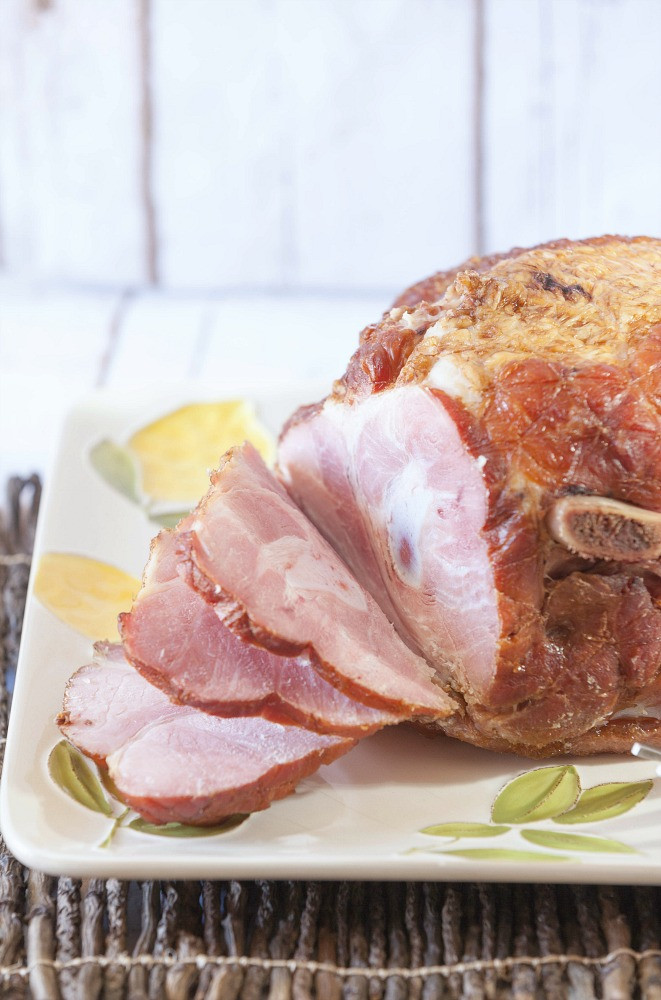 Slow Cooked Easter Ham
 Slow Cooker Spiral Ham with Homemade Teriyaki Sauce Food