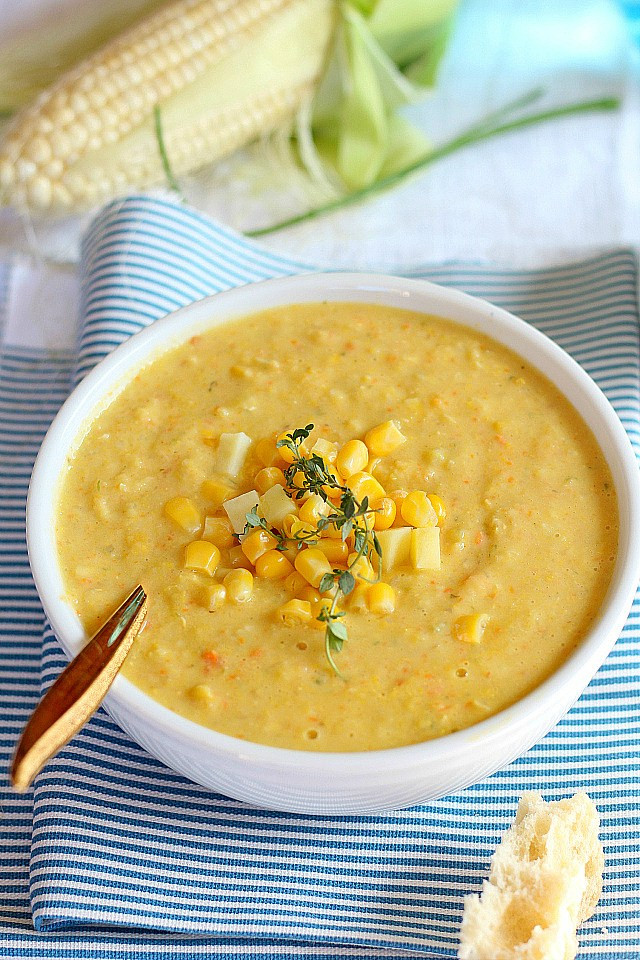 Slow Cooker Corn Chowder Healthy
 Slow Cooker Corn Chowder Soup Recipe