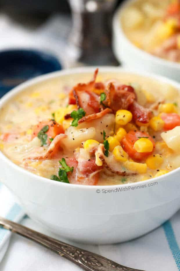 Slow Cooker Corn Chowder Vegetarian
 Slow Cooker Corn Chowder The Best Blog Recipes