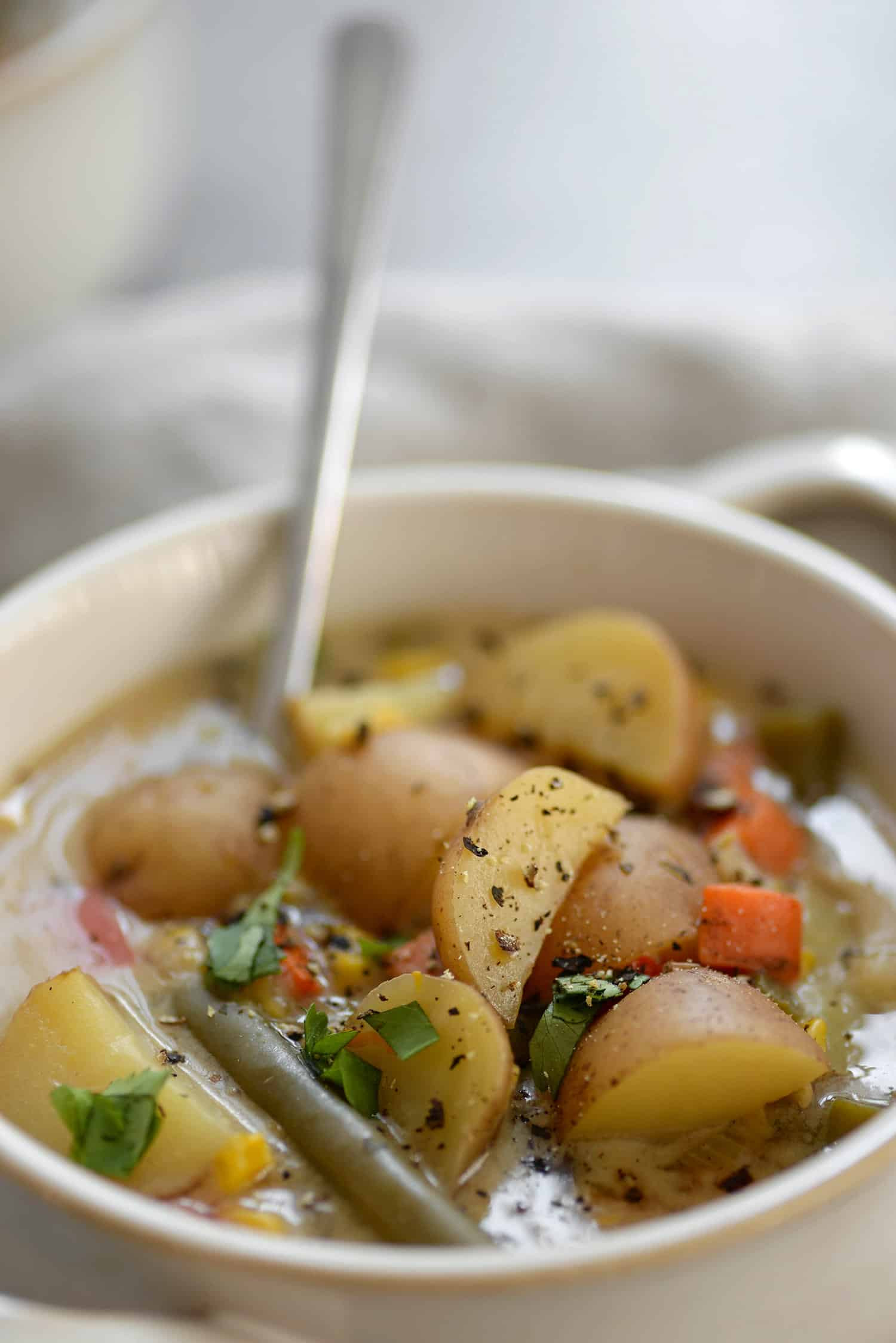 Slow Cooker Corn Chowder Vegetarian
 Slow Cooker Ve able Chowder Delish Knowledge