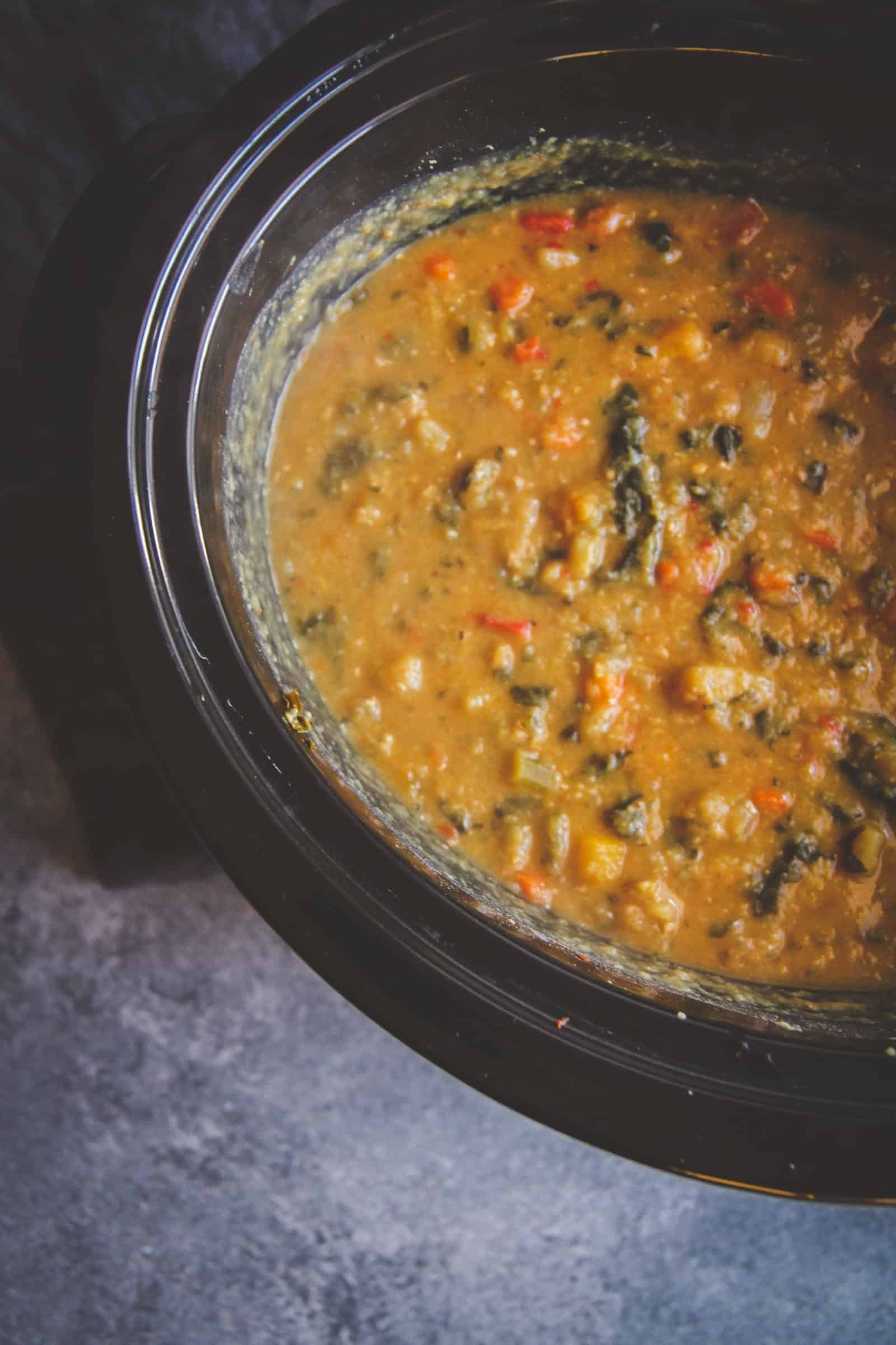 Slow Cooker Vegetable Soup Recipes Healthy
 Healthy Slow Cooker Lentil and Ve able Soup Sweetphi