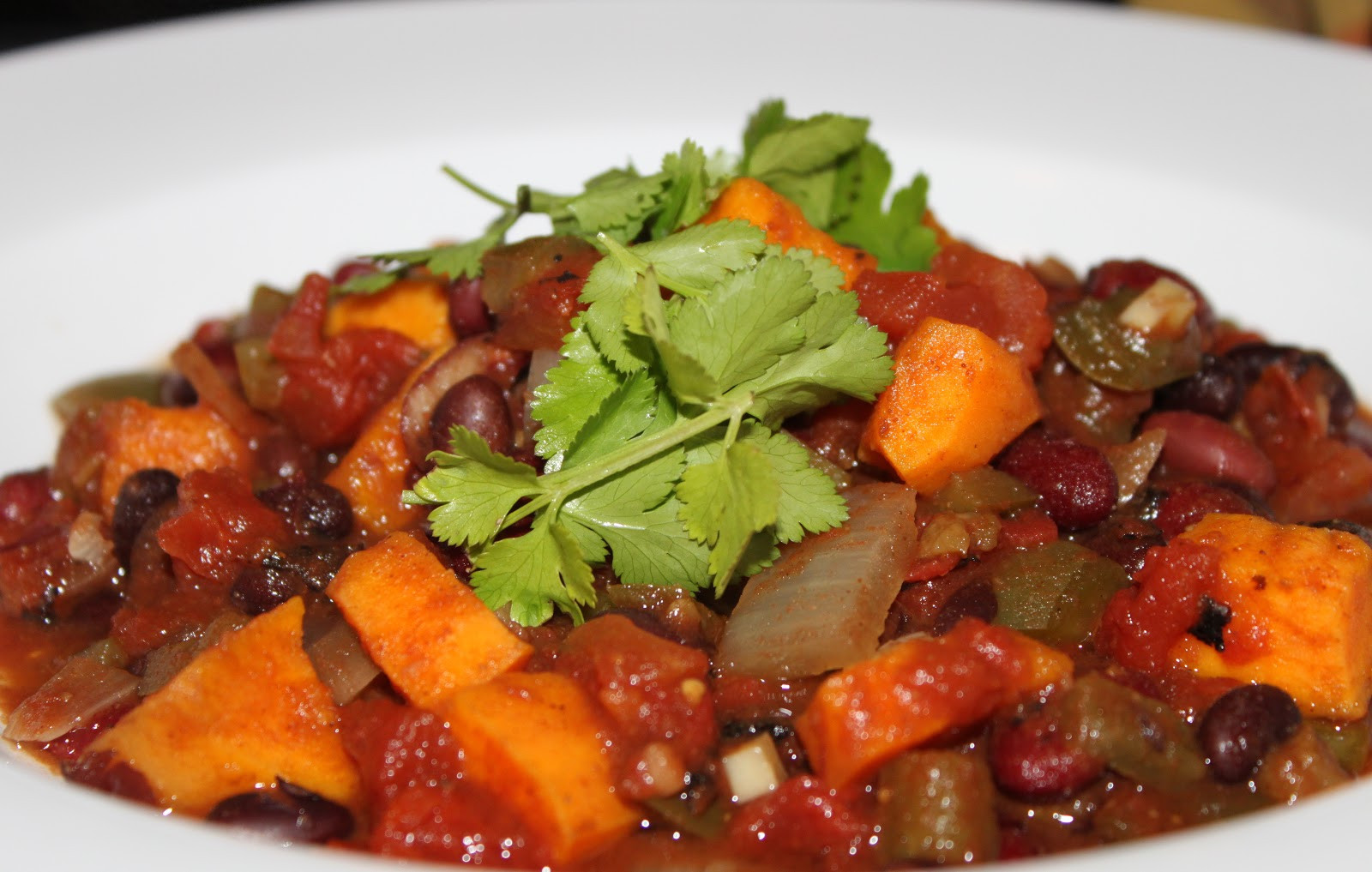 Slow Cooker Vegetarian Chili With Sweet Potatoes
 Domestic Divas Blog Meatless Monday Slow Cooker