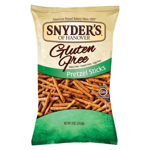 Snyder'S Gluten Free Pretzels
 Snyders Gluten Free Plain Pretzel Sticks 8oz Tar