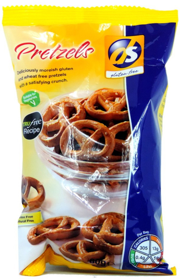 Snyder'S Gluten Free Pretzels
 DS Gluten Free DS Gluten Free Pretzels 60g £1 11