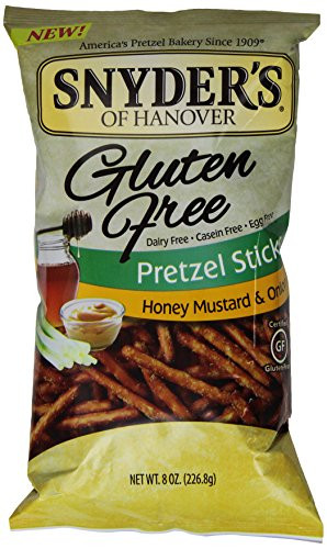 Snyders Pretzels Gluten Free
 Snyders of Hanover Honey Mustard & ion P By
