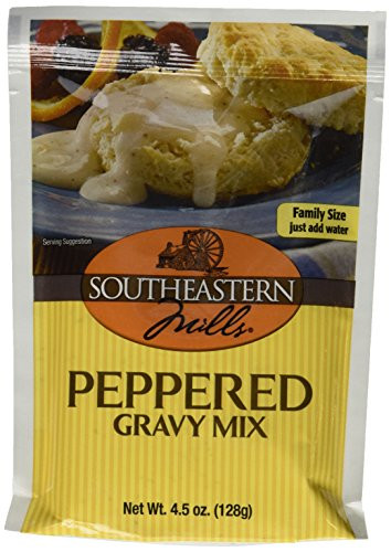 Southeastern Mills Peppered Gravy Mix
 Southeastern Mills Gravy Mix Peppered 4 5 Ounce Packages