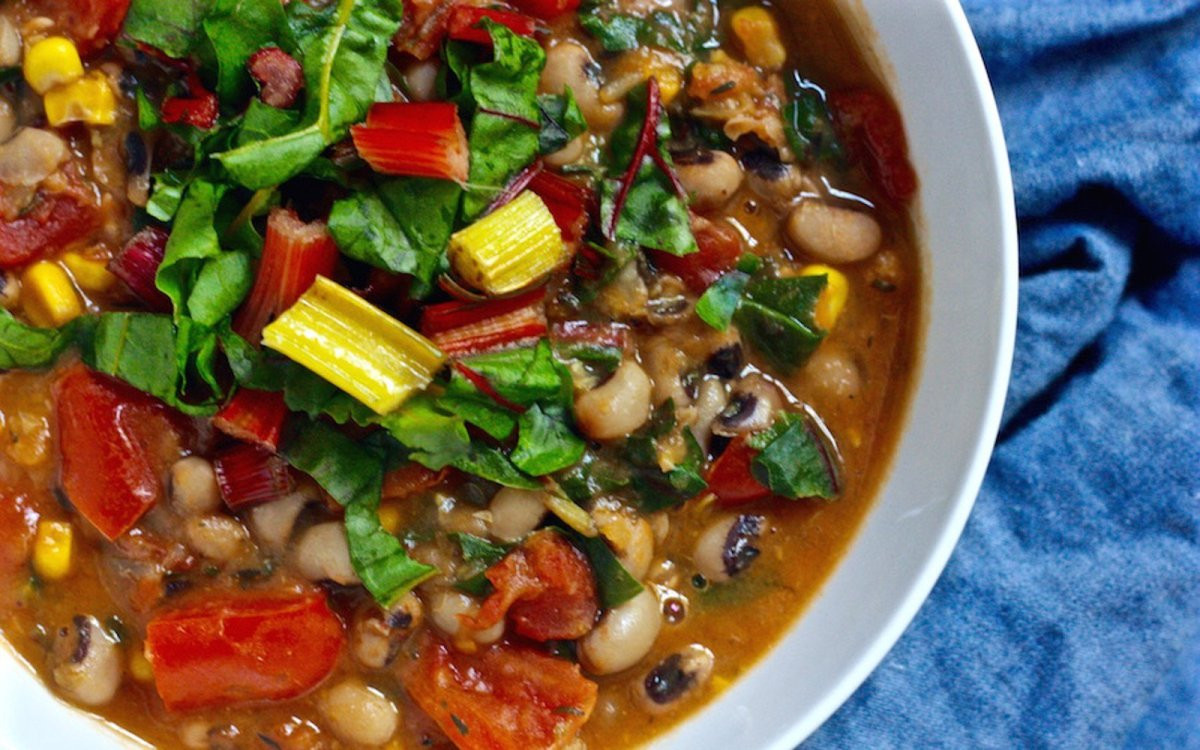 Southern Vegetarian Recipes
 Southern Sweet Potato and Black Eyed Pea Stew [Vegan