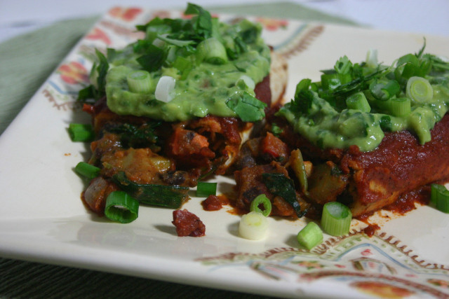 Spinach Enchiladas Vegan
 sweet potato black bean spinach and pepper vegan
