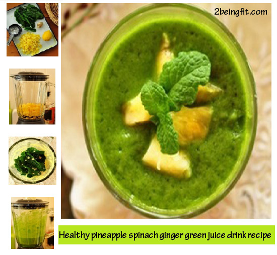 Spinach Juicing Recipes For Weight Loss
 spinach and pineapple smoothie weight loss