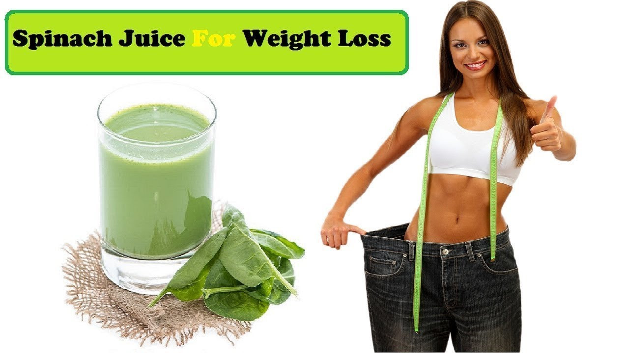 Spinach Juicing Recipes For Weight Loss
 Spinach Juice for Weight Loss or Spinach Juice Benefits