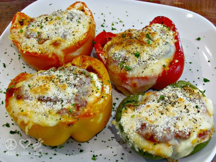 Stuffed Bell Peppers Low Carb
 Lasagna Stuffed Peppers Recipe Bud Mealsfo