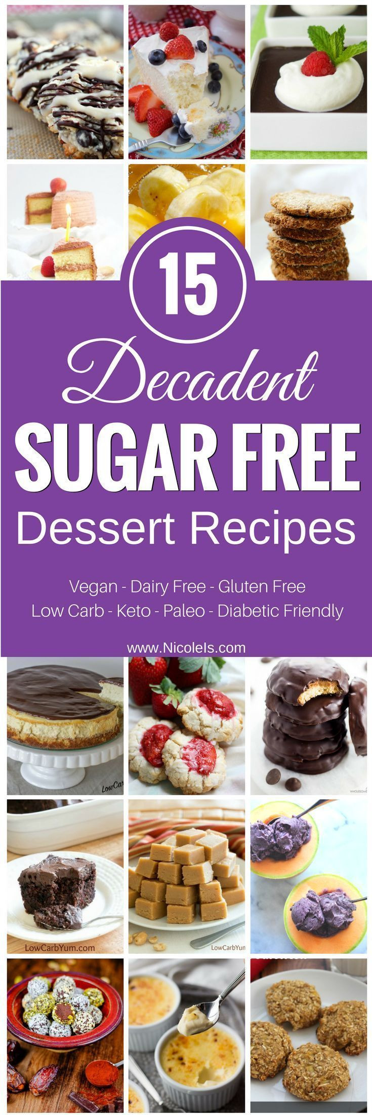 Sugar Free Desserts Recipes For Diabetics
 Best 25 Sugar free diabetic recipes ideas on Pinterest