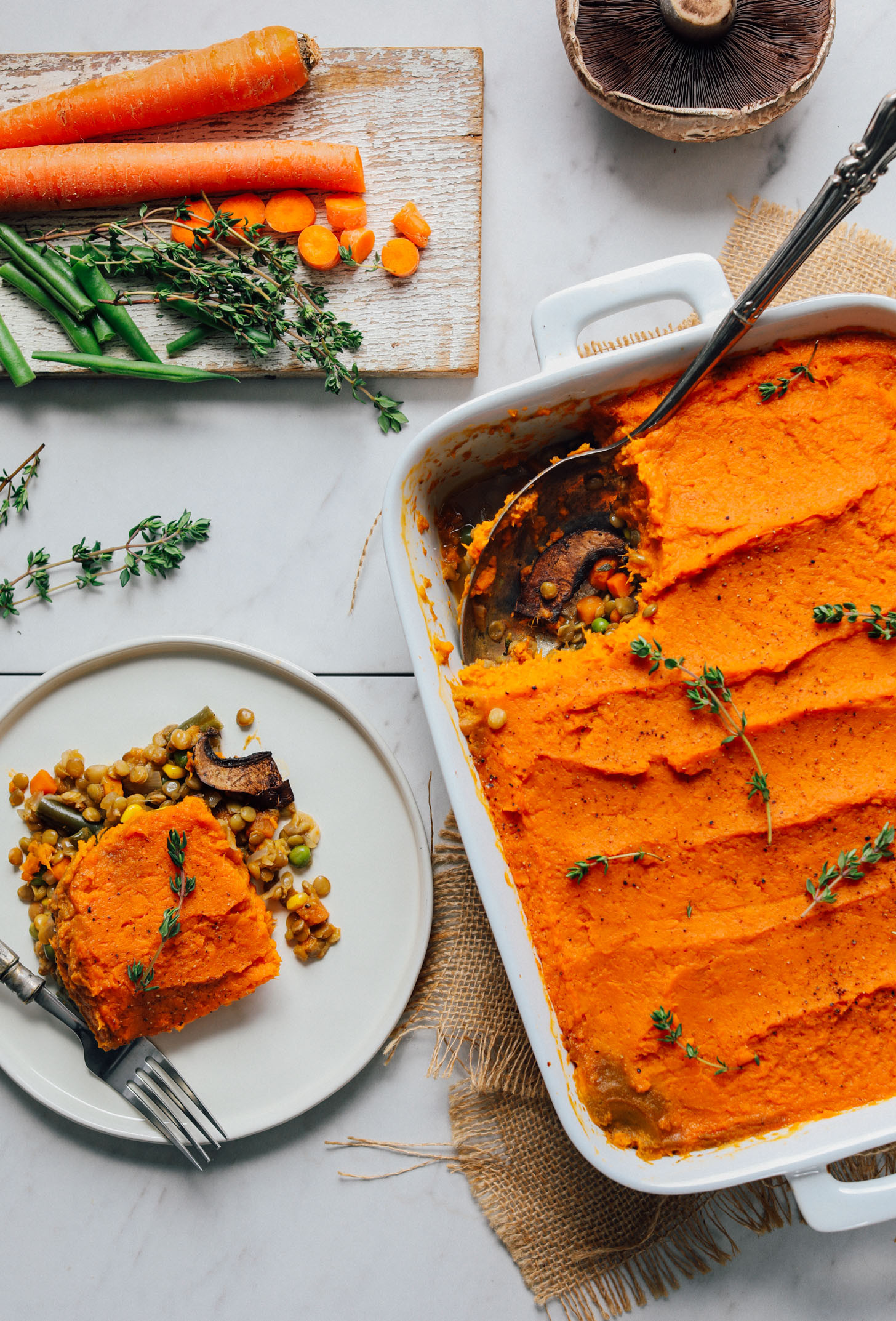 Sweet Potato Shepherd'S Pie Vegetarian
 Lentil Sweet Potato Shepherd s Pie Cravings Happen