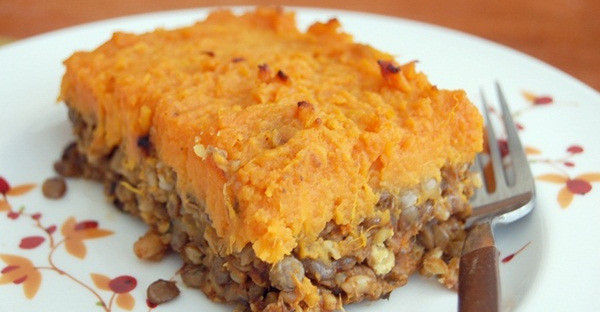 Sweet Potato Shepherd'S Pie Vegetarian
 Ve arian Shepherd’s Pie with Lentils Mushrooms and