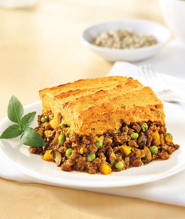 Sweet Potato Shepherd'S Pie Vegetarian
 Sweet Potato Shepherd s Pie using Yves Veggie Ground Round