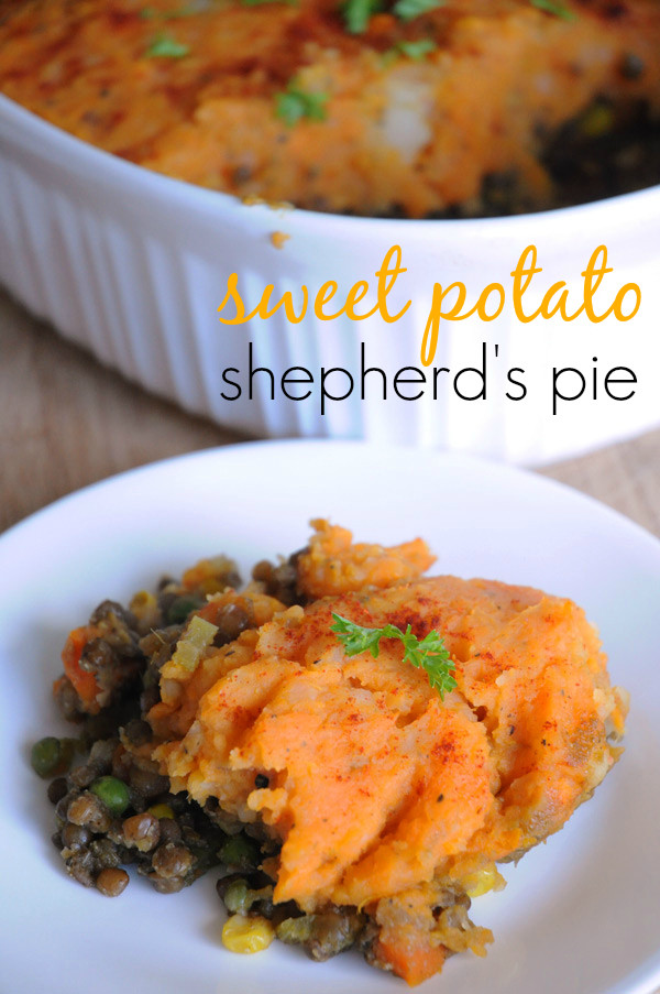 Sweet Potato Shepherd'S Pie Vegetarian
 Vegan Shepherd s Pie