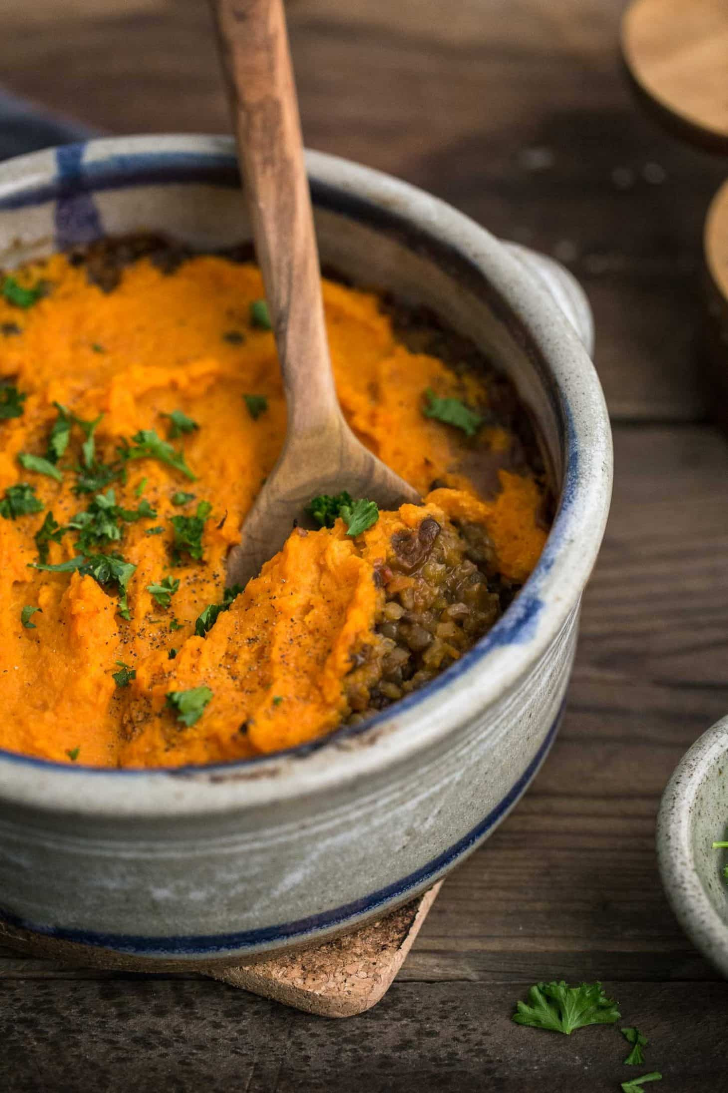 Sweet Potato Shepherd'S Pie Vegetarian
 Lentil Shepherd s Pie with Sweet Potatoes